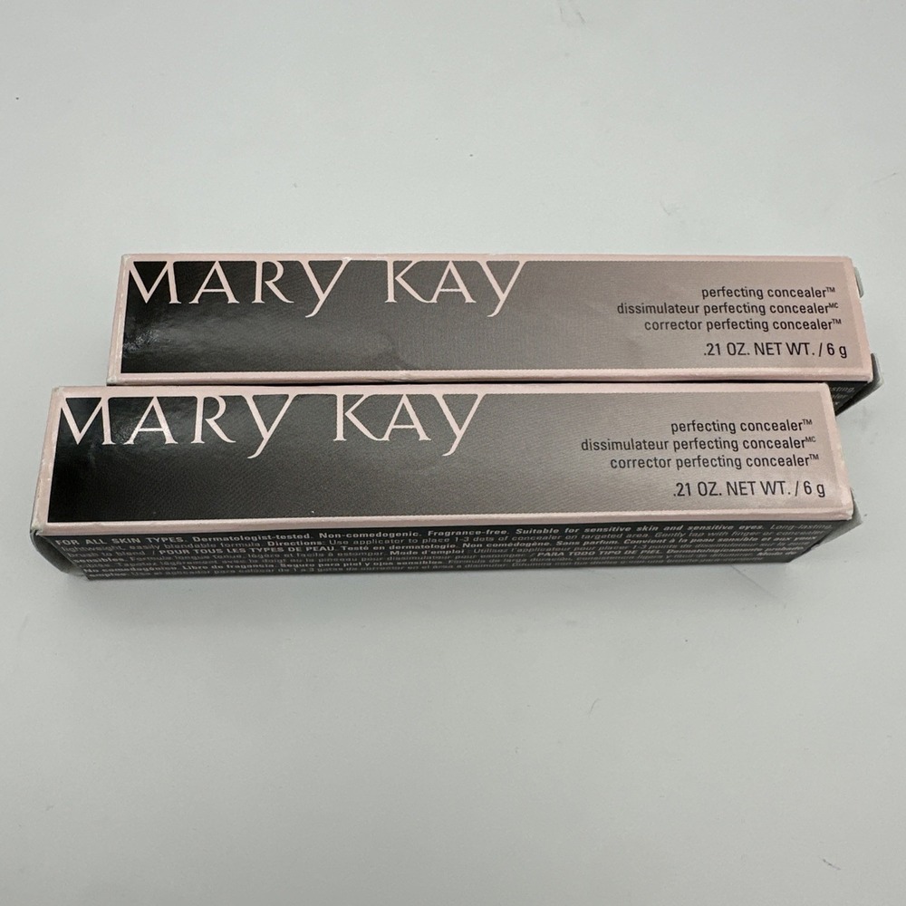 2- NIB Mary Kay Perfecting Concealer Light Bronze 092195 .21 oz NEW NOS